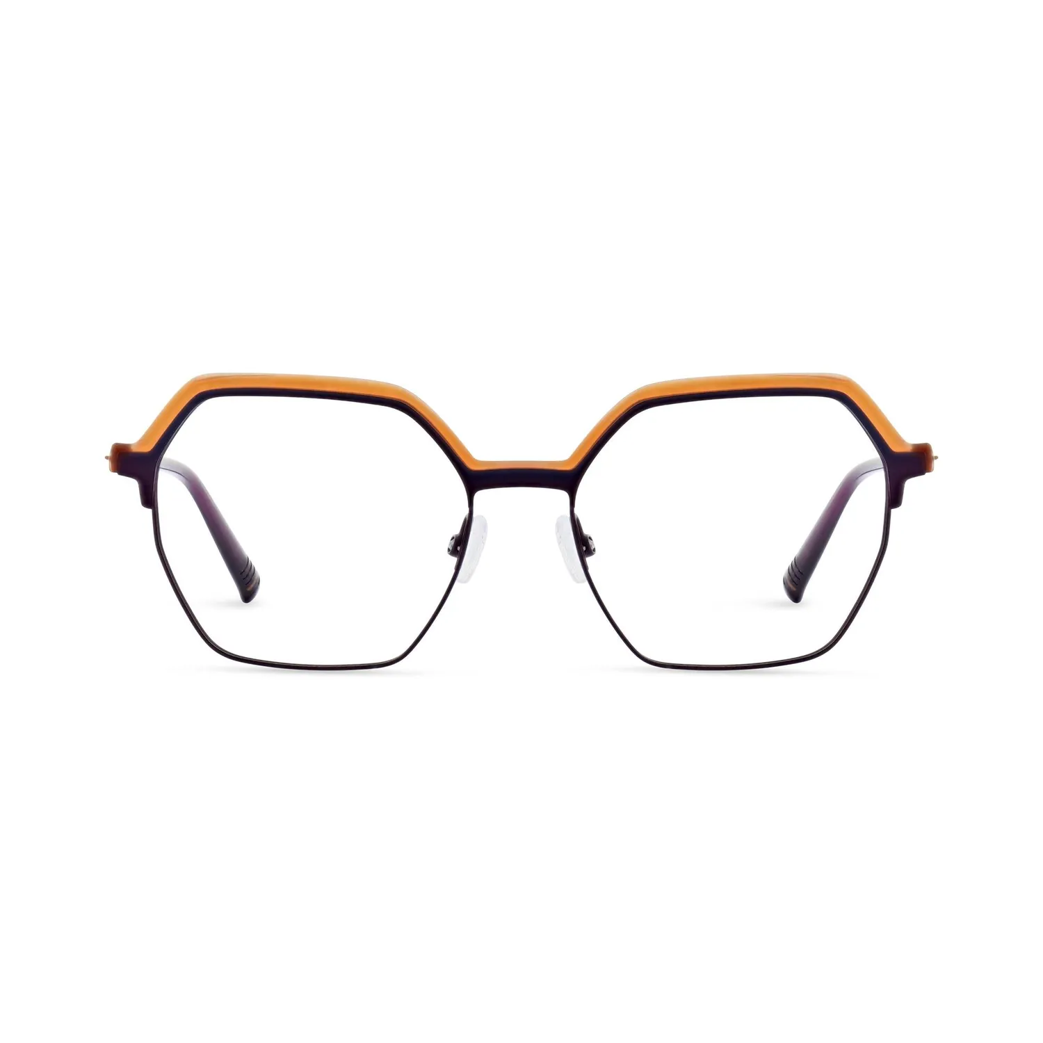 Morel Astrid 3 Brille sechseckig Edelstahl