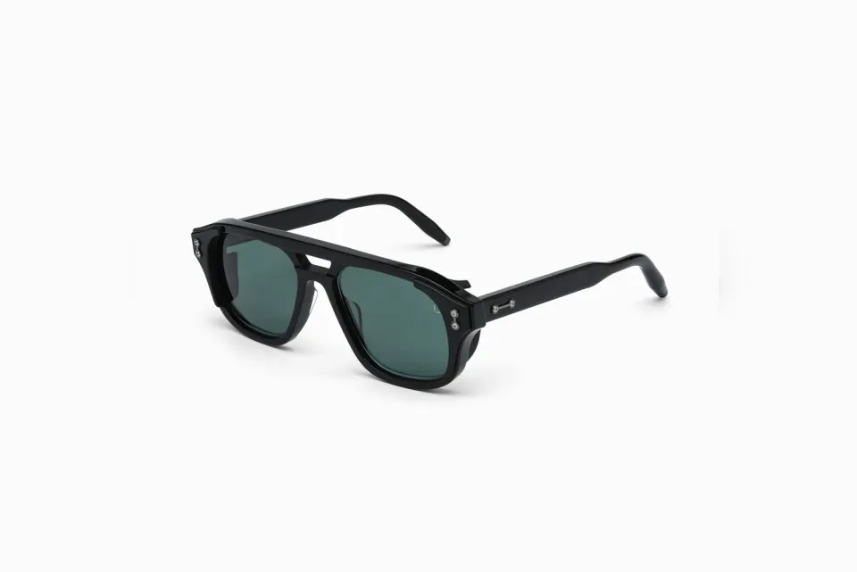 Akoni Phoenix Sonnenbrille Black Acetat