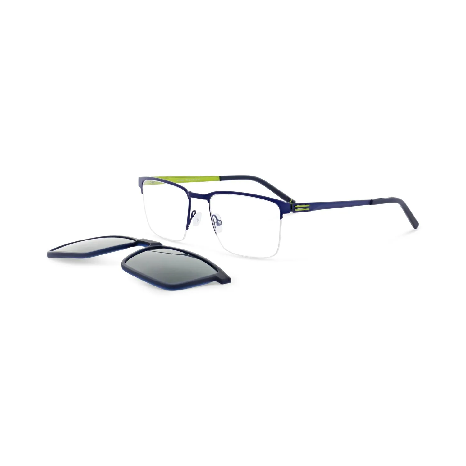 Morel Eclipse 7 Brille NR21 Edelstahl rechteckig 54