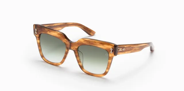 Akoni Etere Lyra Sonnenbrille Sand oversized