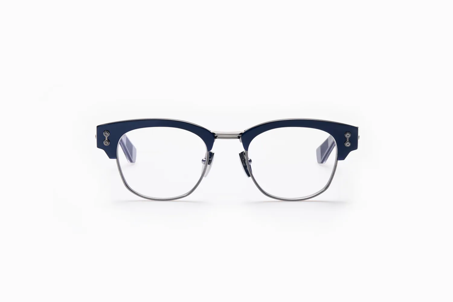 Akoni Horizon Newton Brille Schwarz Titan Acetat