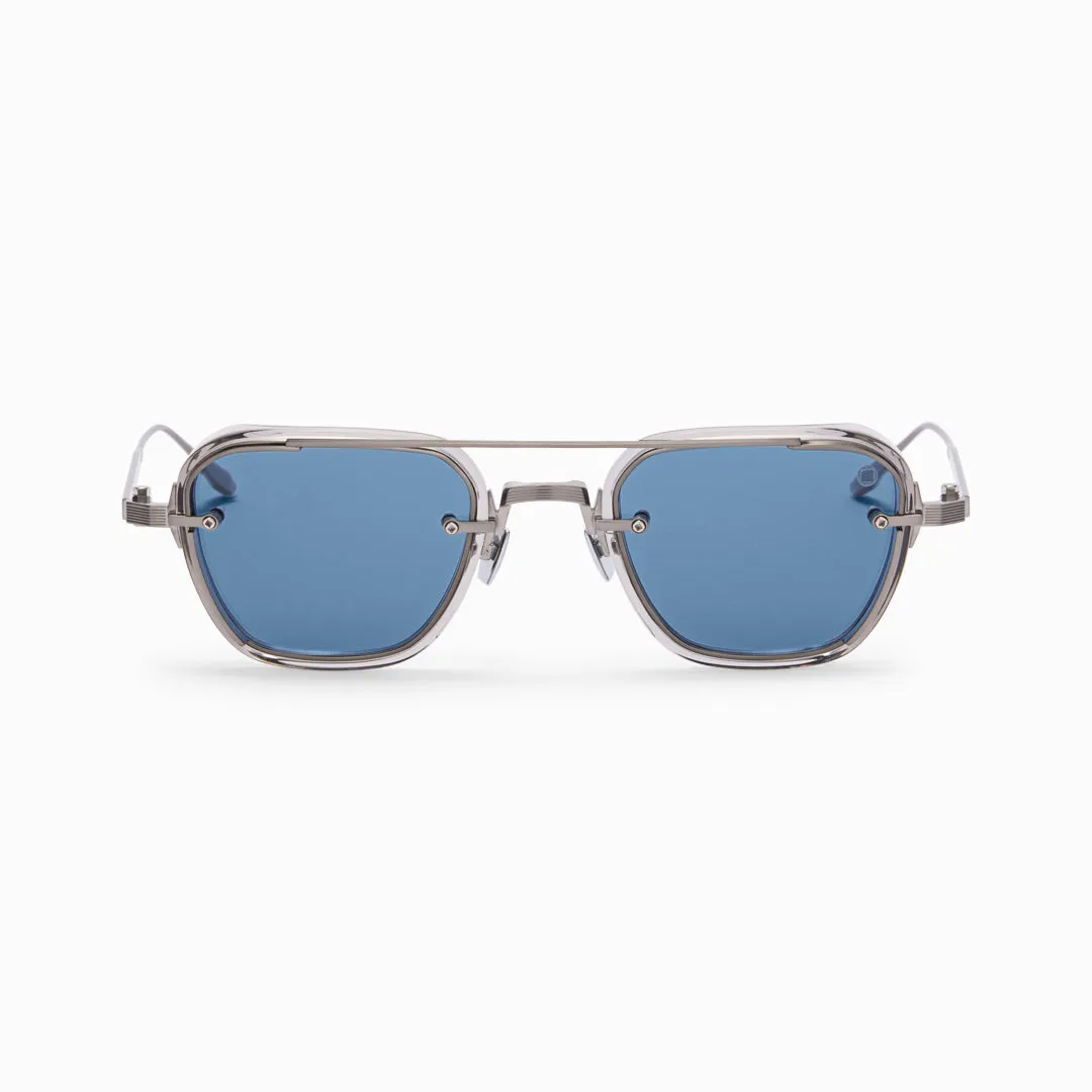 Akoni Horizon Jura Sonnenbrille Crystal Grey Doppelsteg