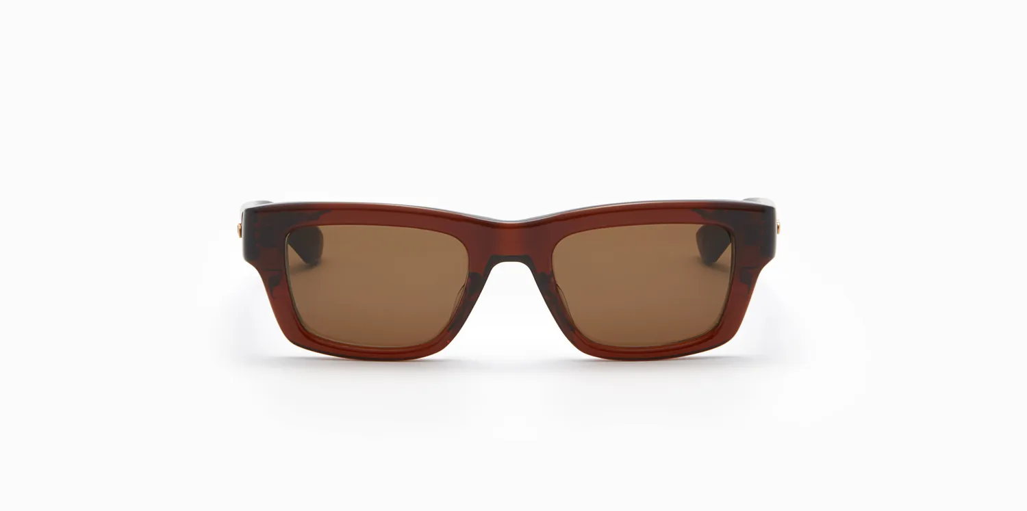 Akoni Etere Libra Sonnenbrille Dark Crystal Brown 52