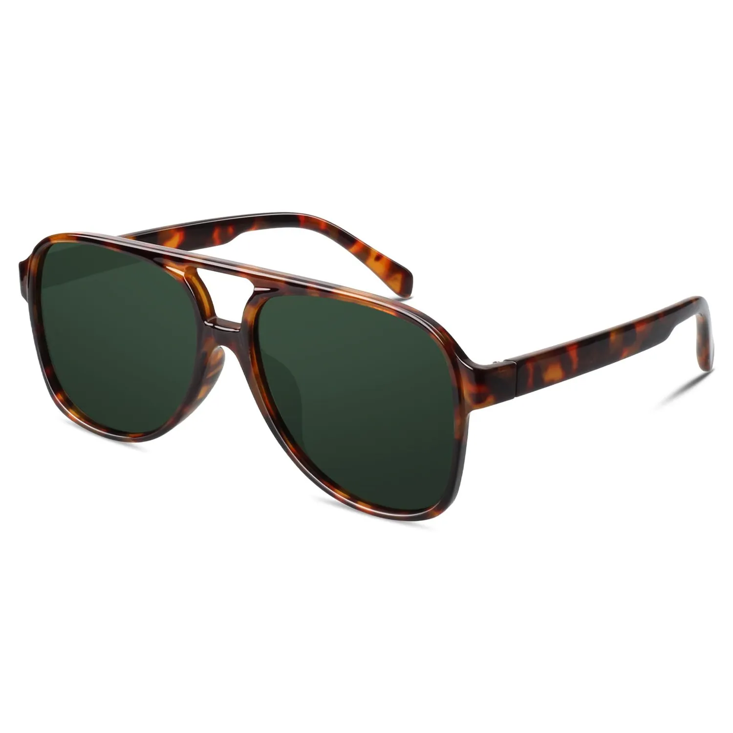 GQUEEN Retro 70s Piloten Sonnenbrille 2er Set