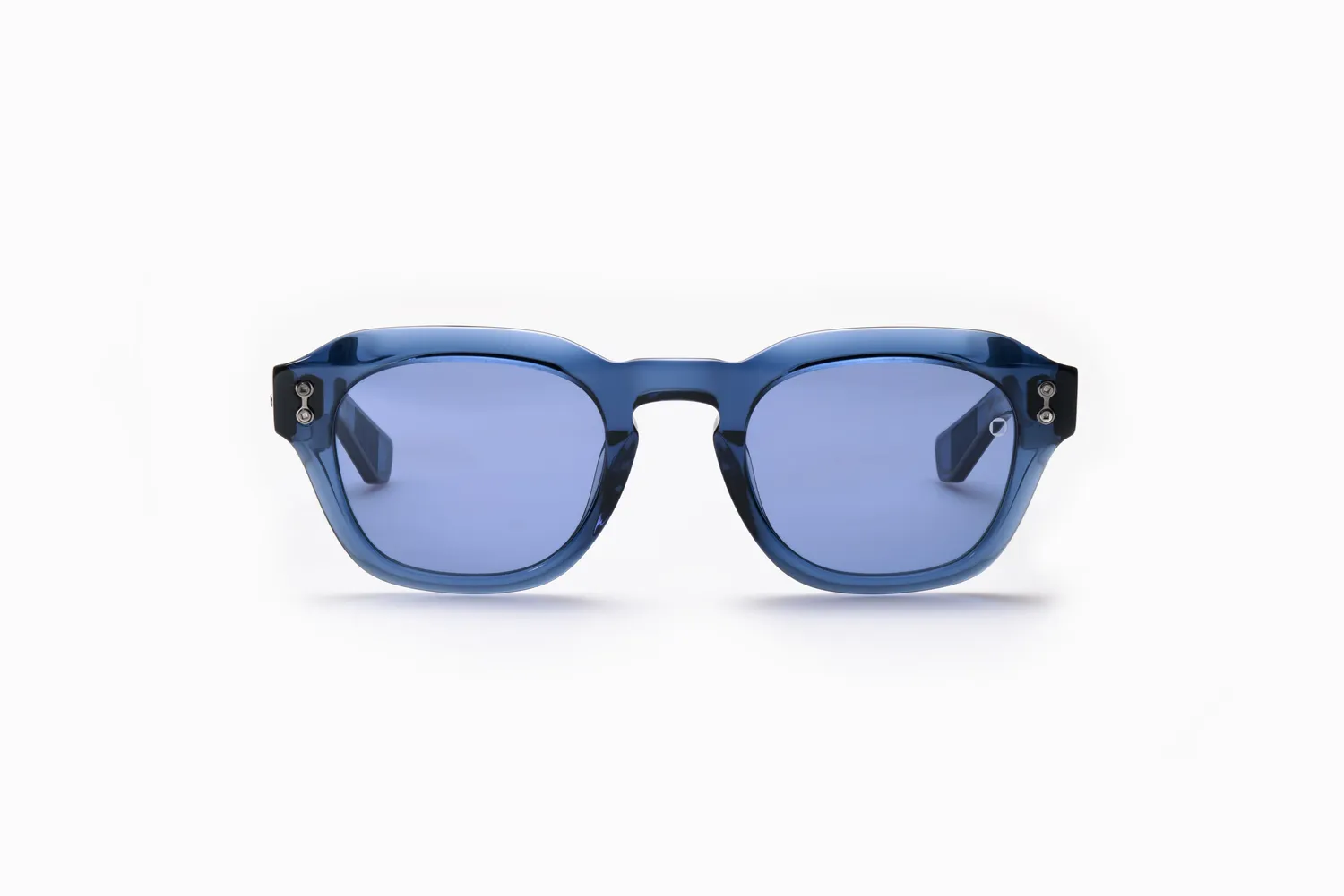 Akoni Blaze Sonnenbrille Crystal Blue 51 eckig