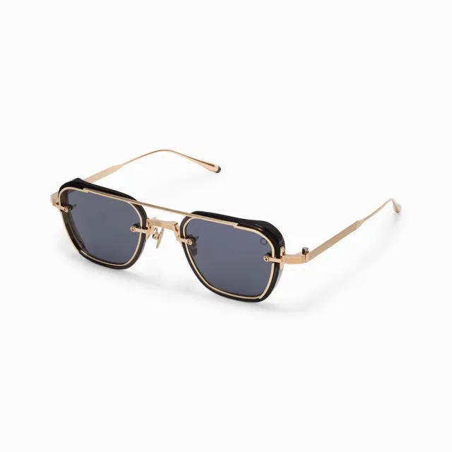 Akoni Jura Sonnenbrille Crystal Black eckig