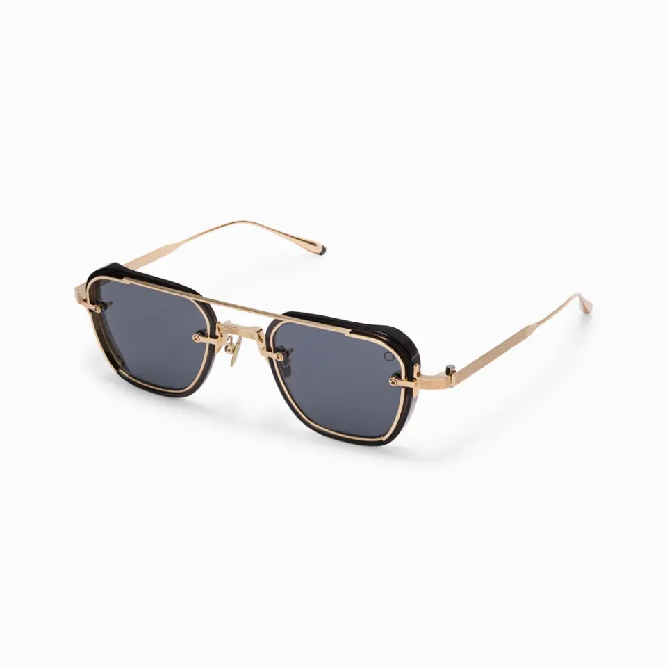 Akoni Jura Sonnenbrille Crystal Black eckig