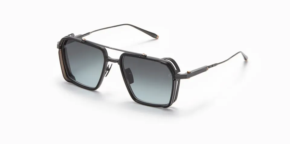 Akoni Delta Tiros Sonnenbrille Schwarz Aviator