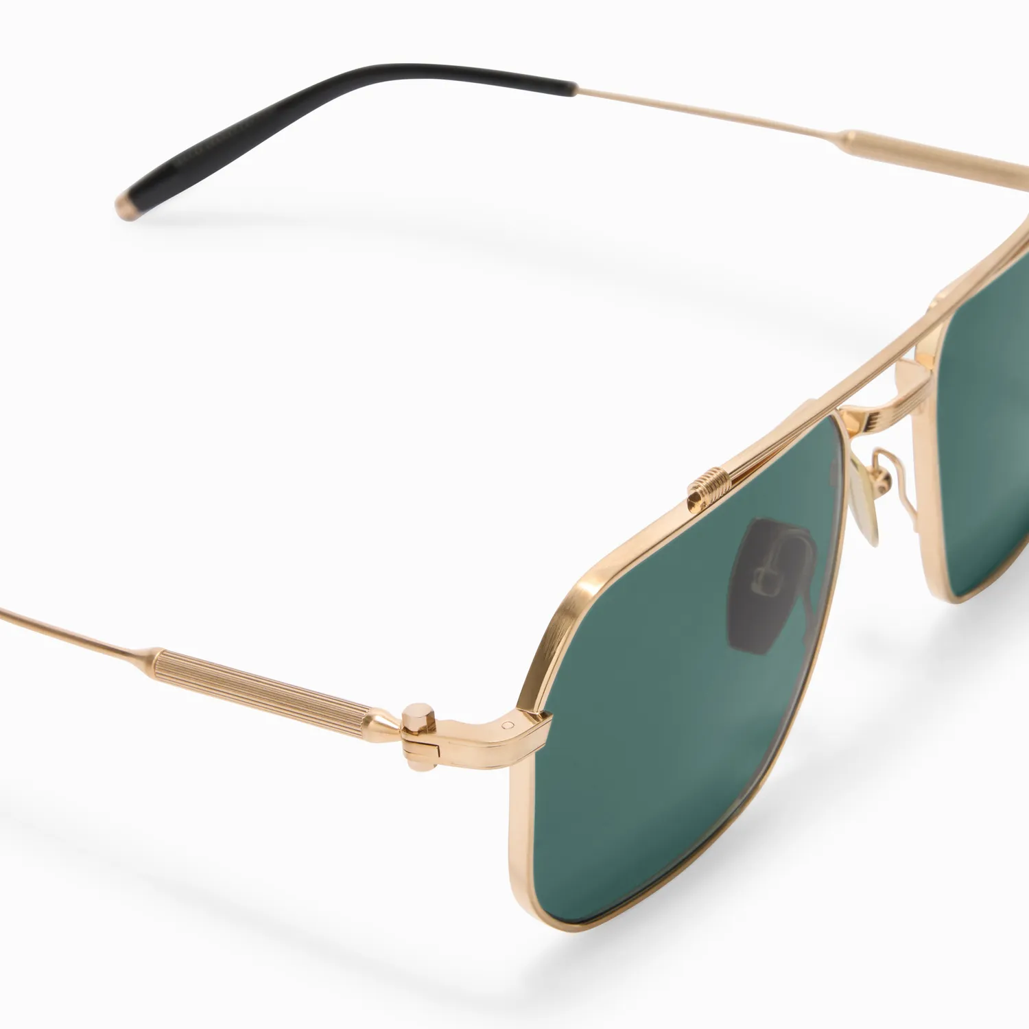 Akoni Delta Atlas Sonnenbrille Brushed 12k Gold Navigator