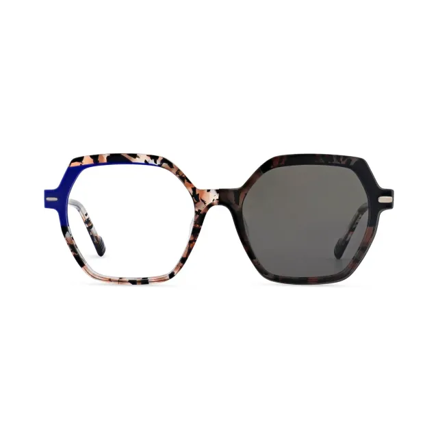 Morel Eclipse 12 Brillengestell hexagonal Acetat Damen