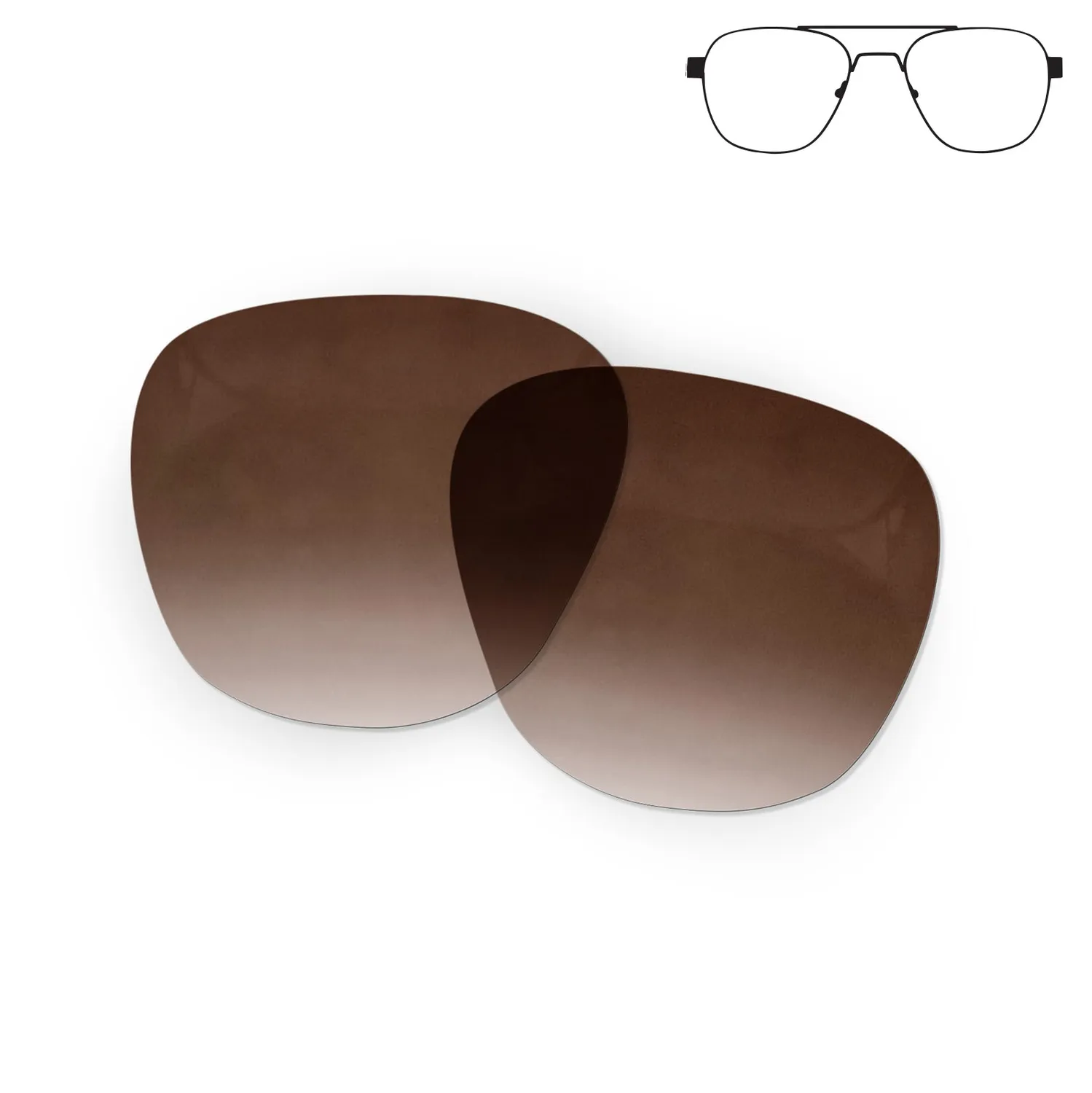 Flying Eyes Peregrine Titanium Ersatzgläser Standard Grau