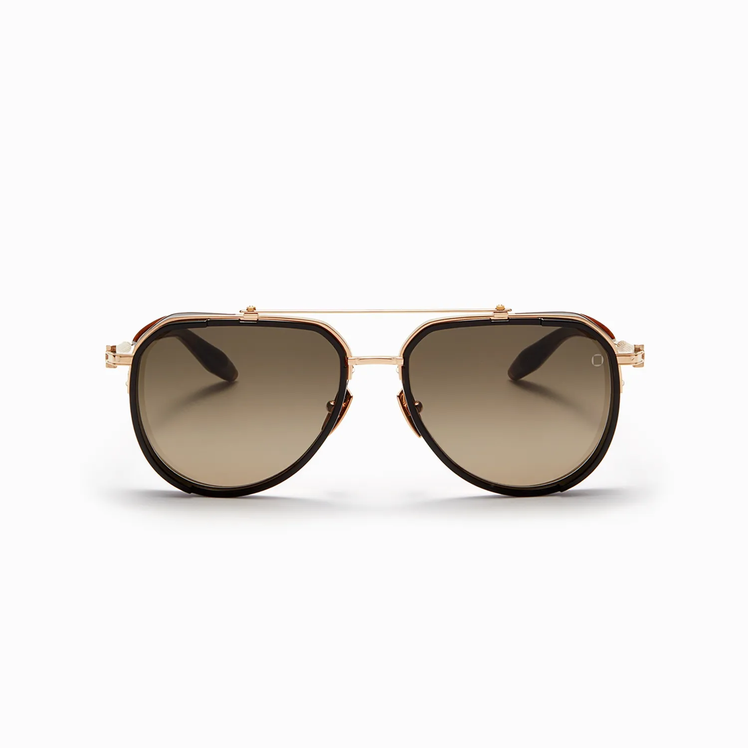 Akoni Delta Echo Sonnenbrille Crystal Brown Aviator