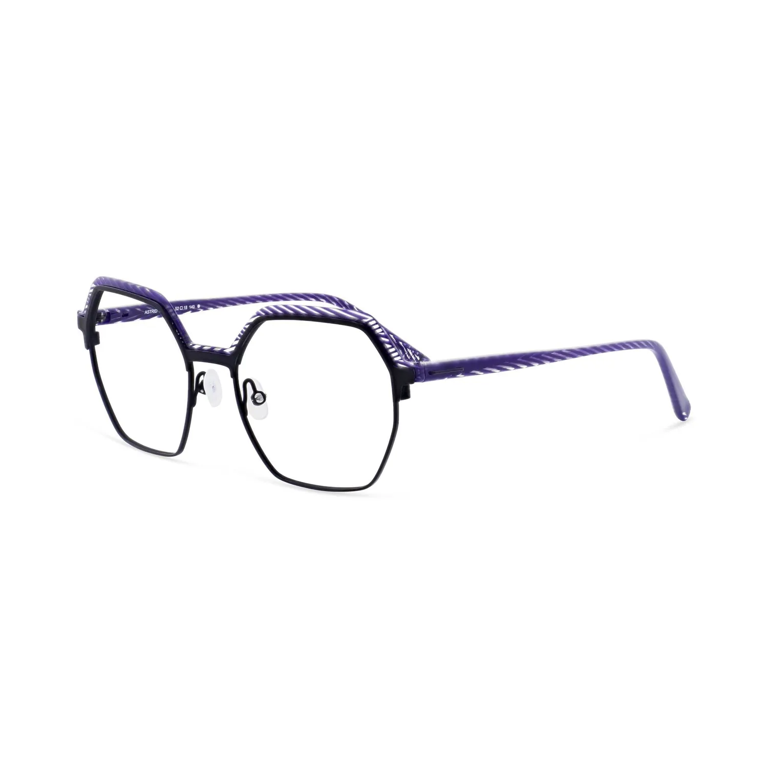 Morel Astrid 3 Brille sechseckig Edelstahl