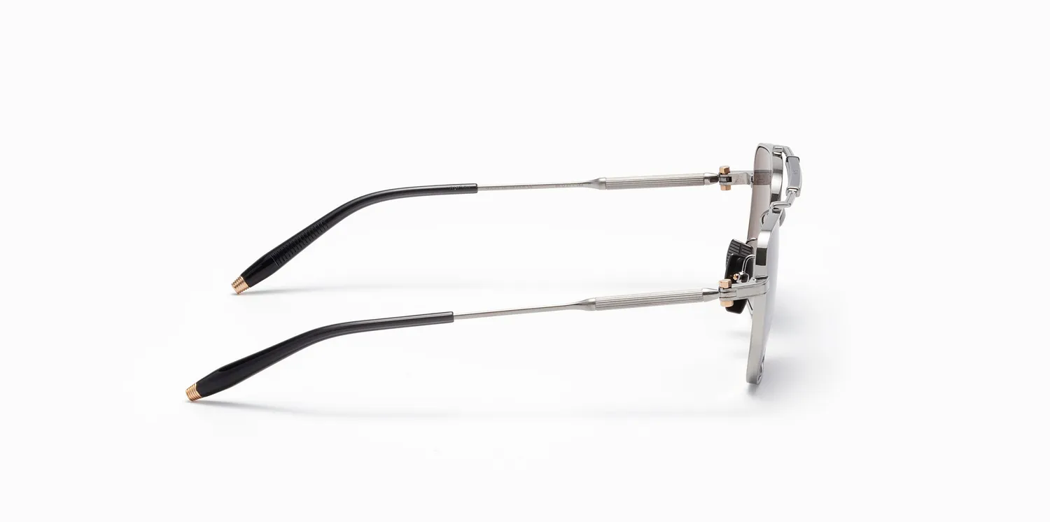 Akoni Europa Sonnenbrille Brushed Palladium Titan