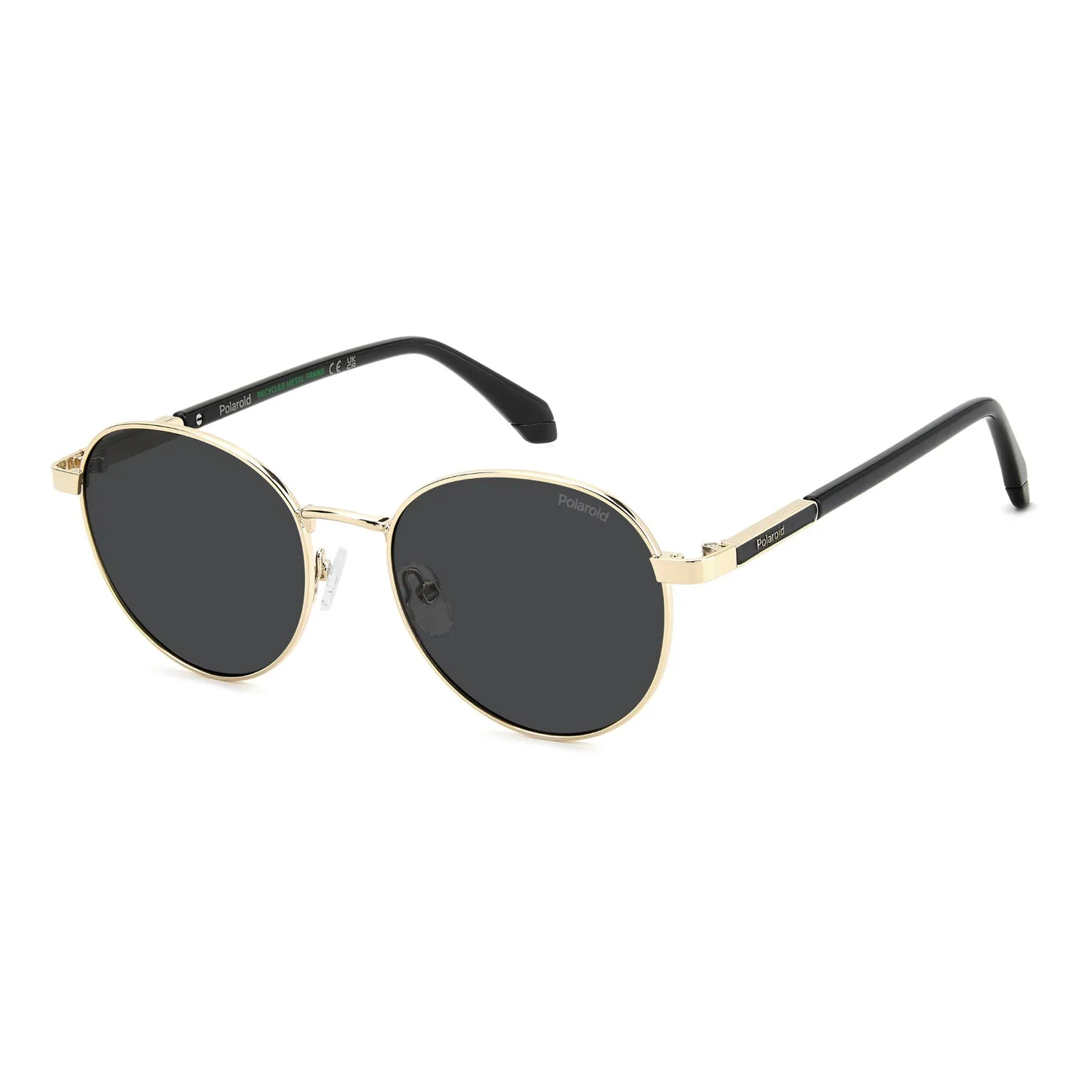 Polaroid PLD 4197/S/X Sonnenbrille Herren Gold Grey rund polarisiert