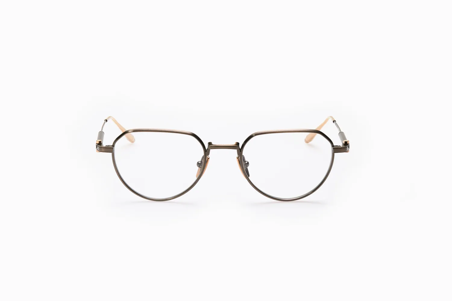 Akoni Etere Artemis Brille Antique Gold 50 Titan