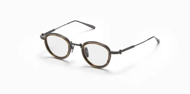 Akoni Agile Brille Green Tortoise Swirl Titan Acetat