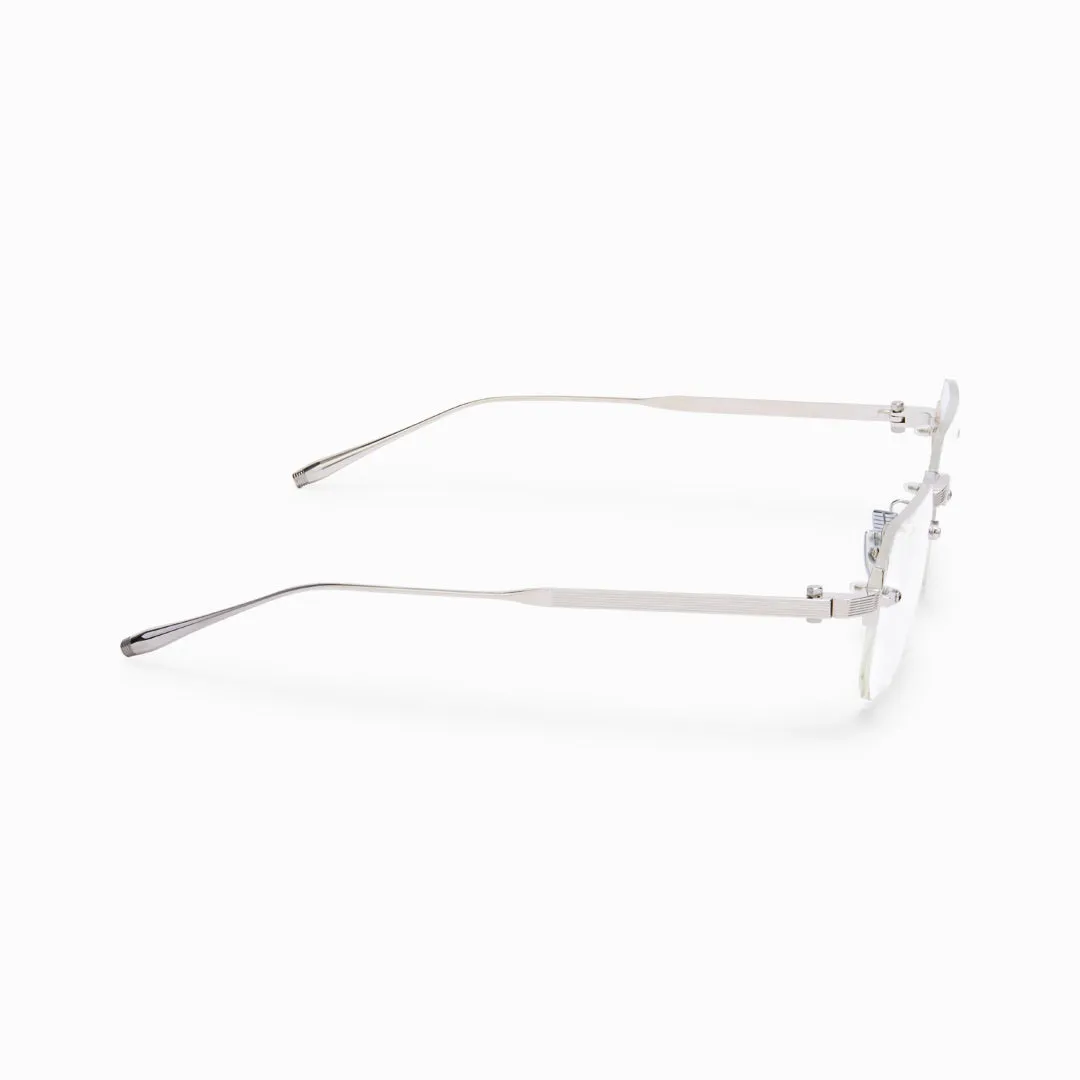 Akoni Delta Juno Four Brille Brushed 12k Gold randlos
