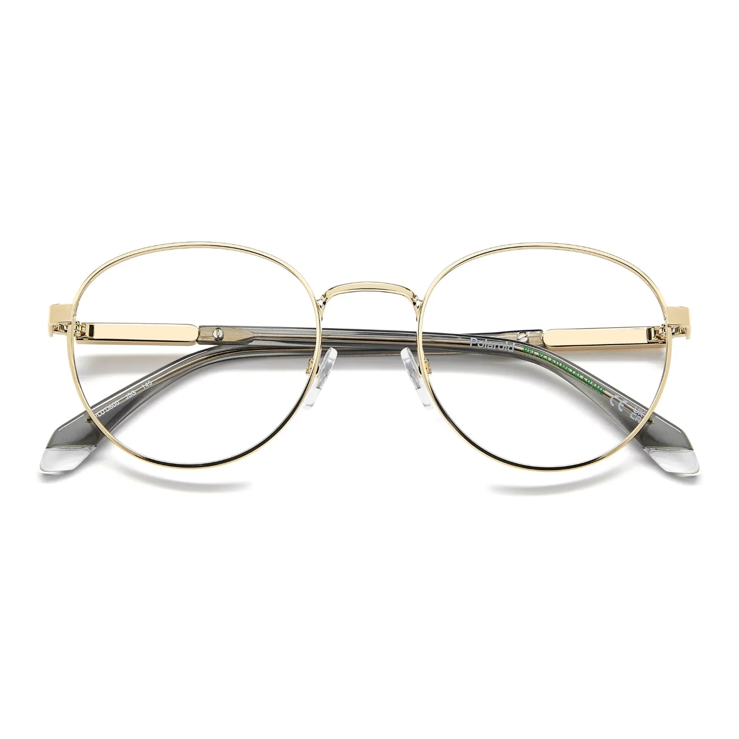 Polaroid PLD D600 Brille Herren Schwarz-Gold 53-21-145 rund