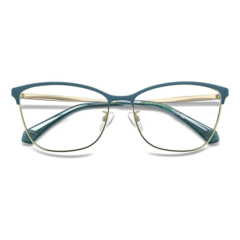Polaroid PLD D584/G Brille schwarz-gold Cat-Eye