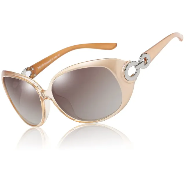 DUCO 1220 Damen Sonnenbrille übergroß polarisiert