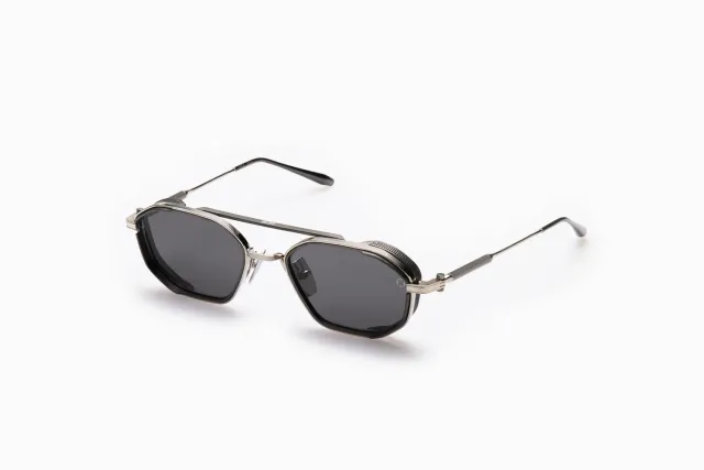 Akoni Optima Eris-Two Sonnenbrille Brushed Silver