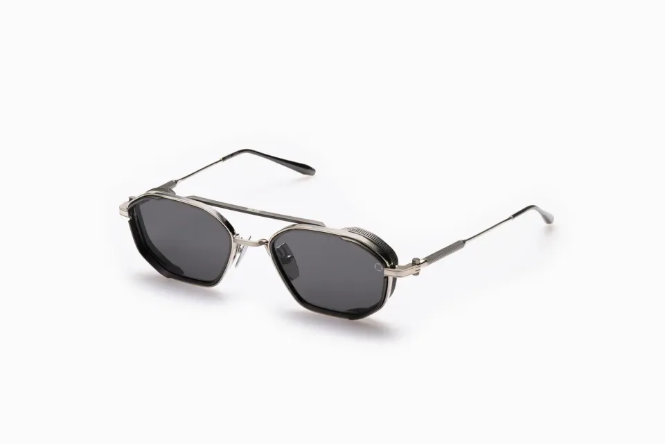 Akoni Optima Eris-Two Sonnenbrille Brushed Silver