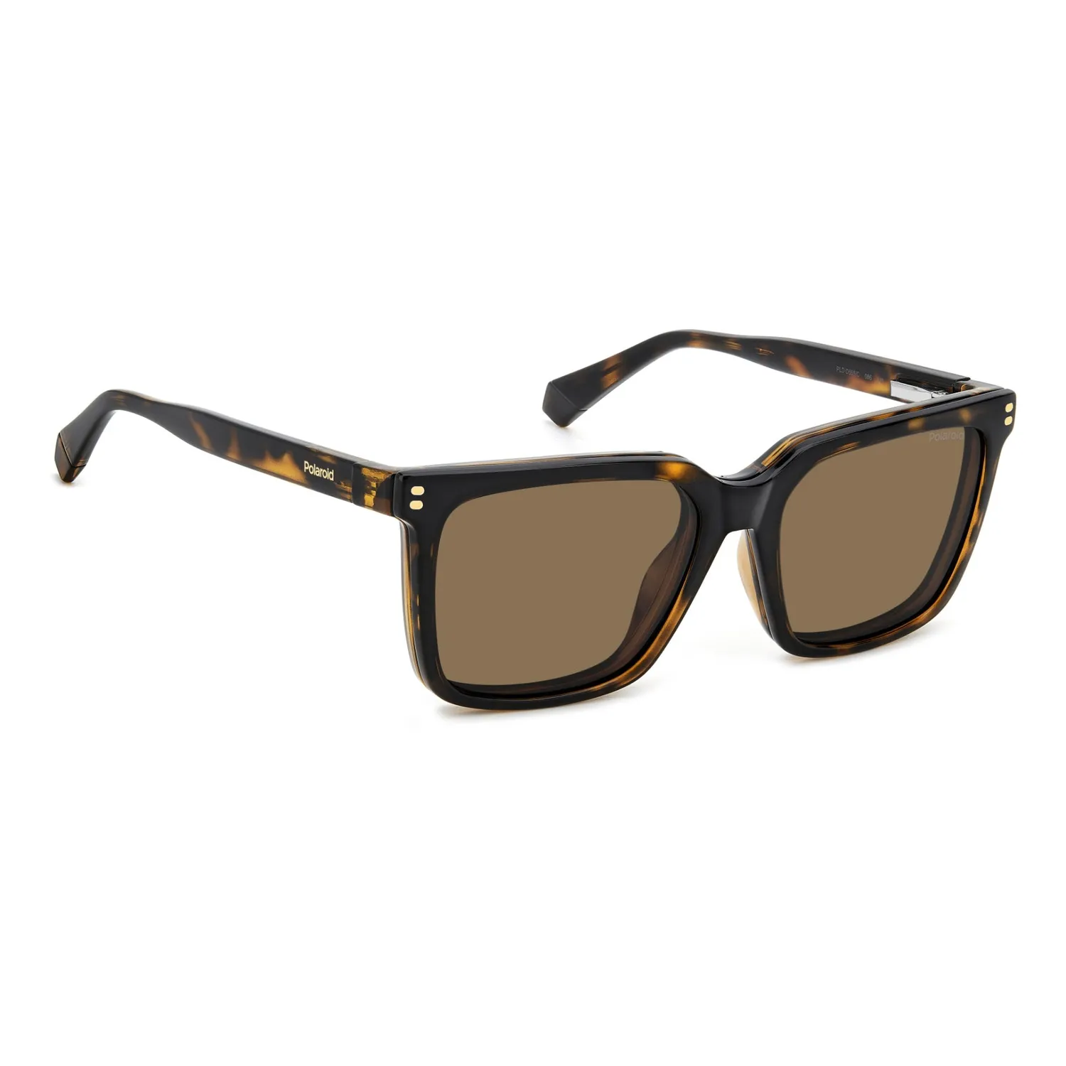Polaroid PLD D556/C Brille Havana Clip-on polarisiert