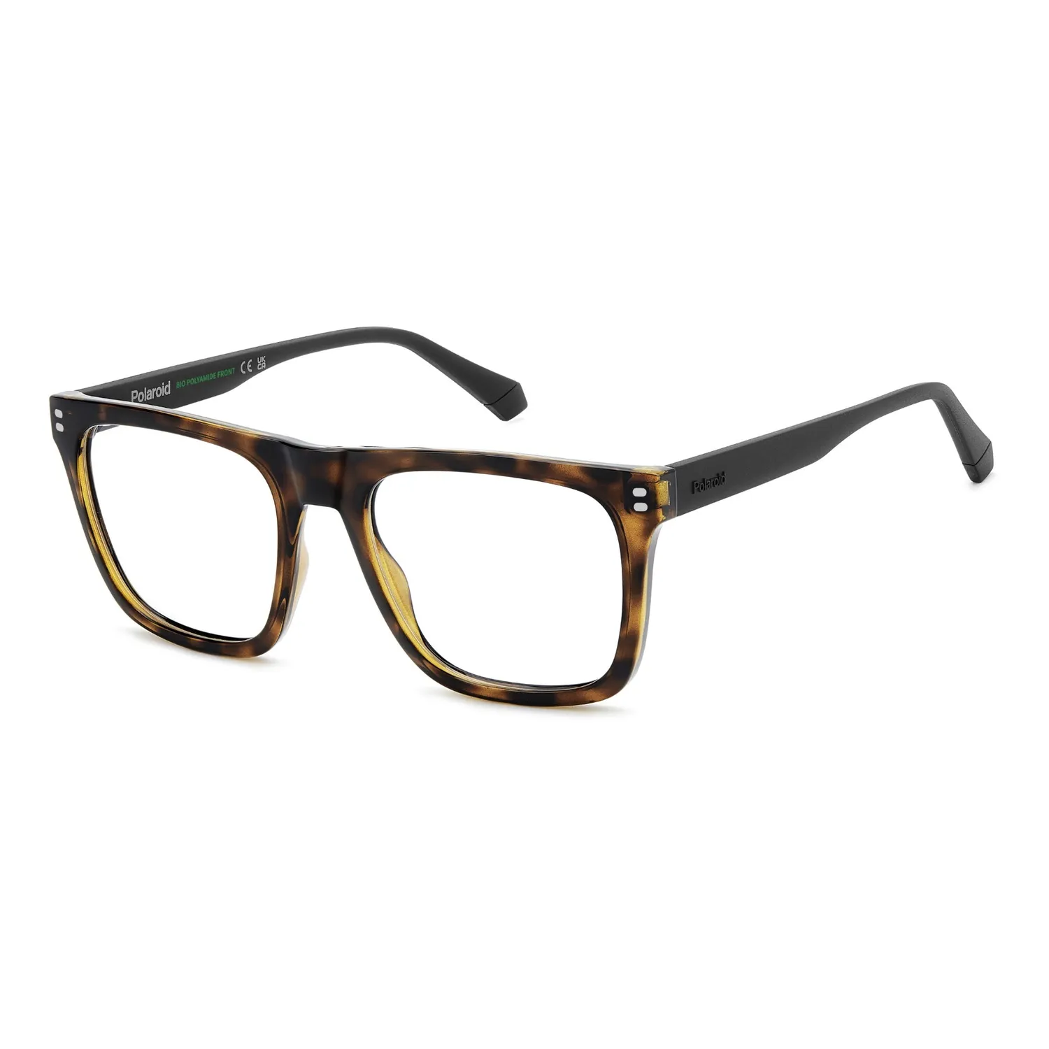 Polaroid PLD D849 Kinderbrille Havana eckig nachhaltig
