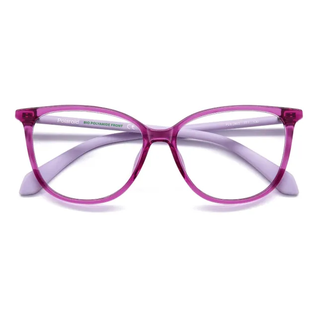 Polaroid PLD D853 Kinderbrille Plum Cat-Eye Gummibügel