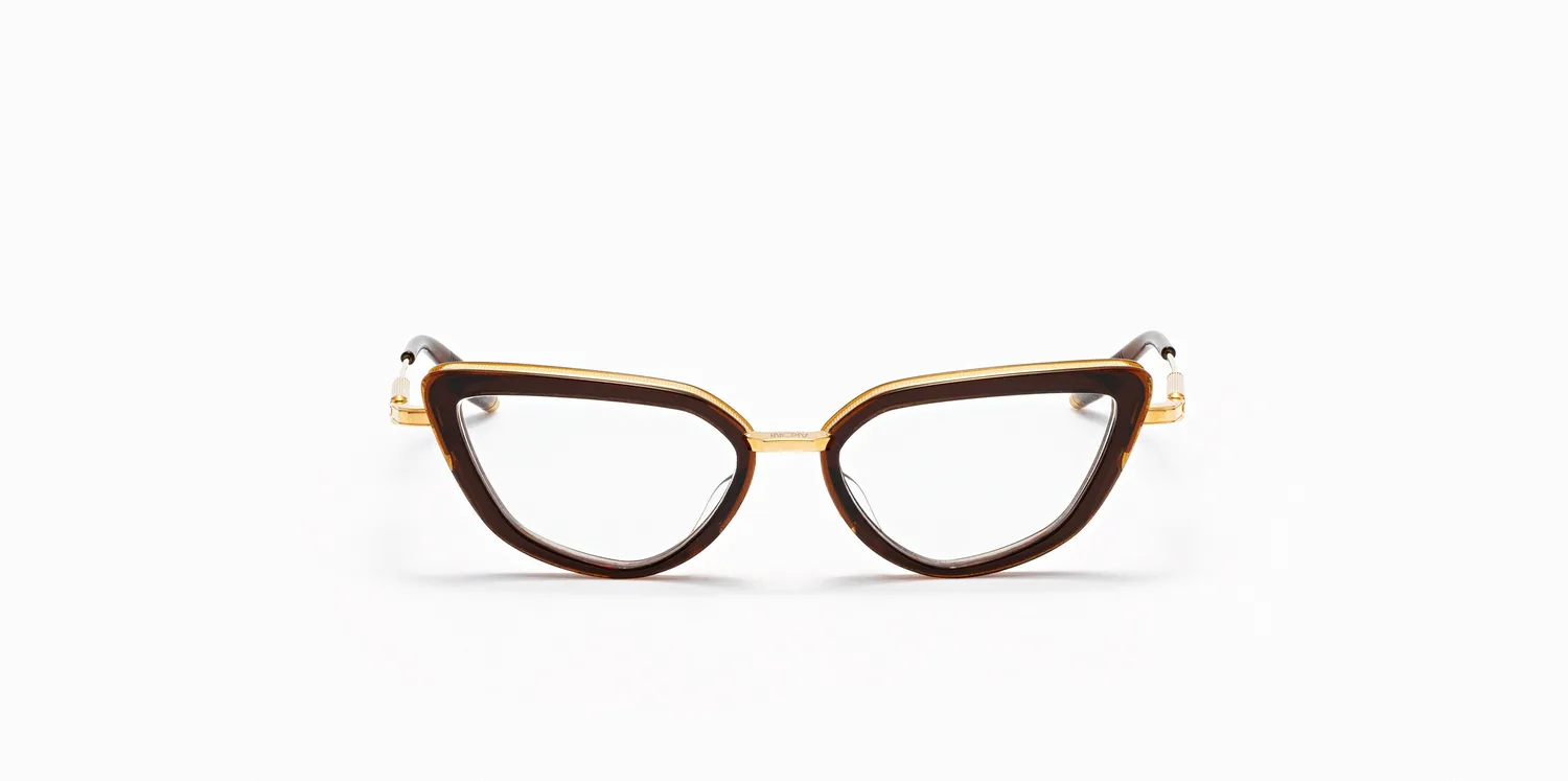 Akoni Etere Venus Brille Solid Black Cat-Eye