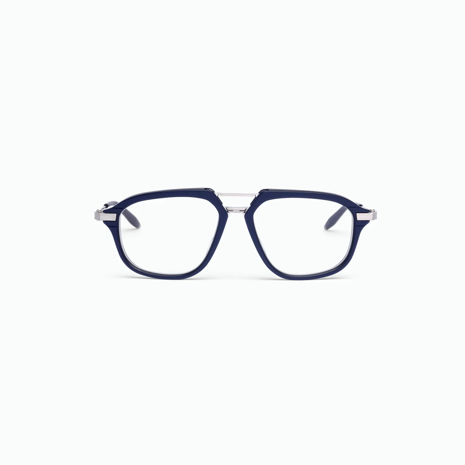 Akoni Horizon Iras Brille Schwarz Acetat-Titan
