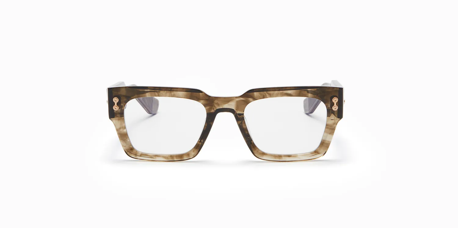 Akoni Optima Cosmo Rx Brille Green Swirl Acetat