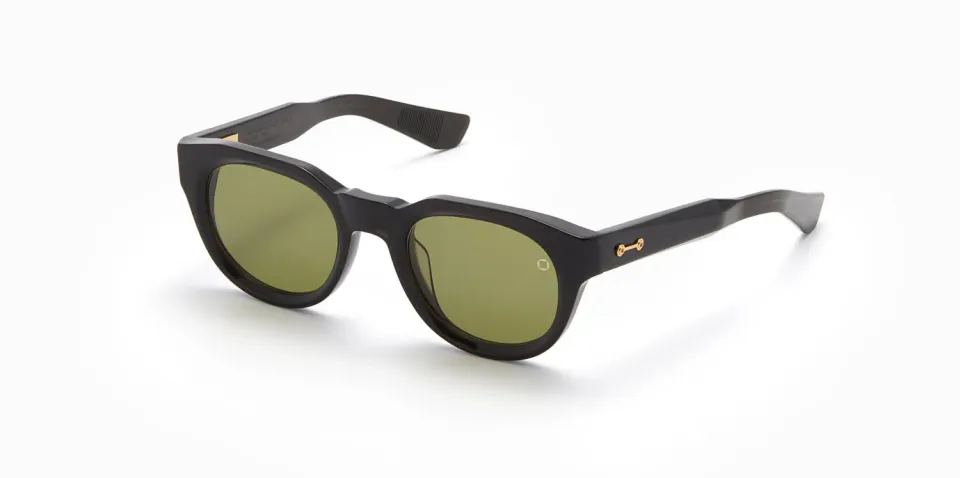 Akoni Optima Alpha Sonnenbrille Crystal Black Acetat