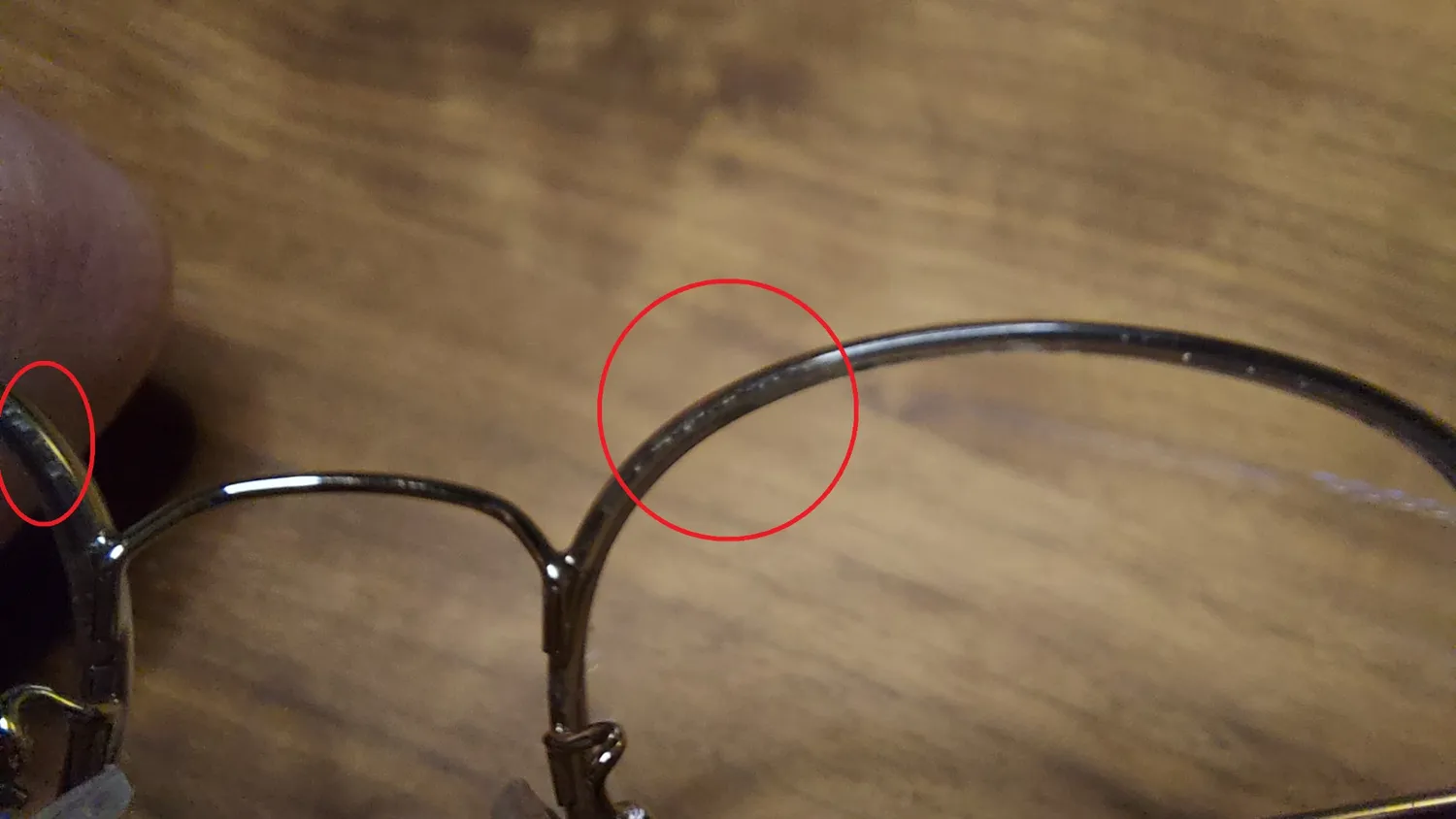 GQUEEN Runde Blaulichtfilter Brille Übergröße amber