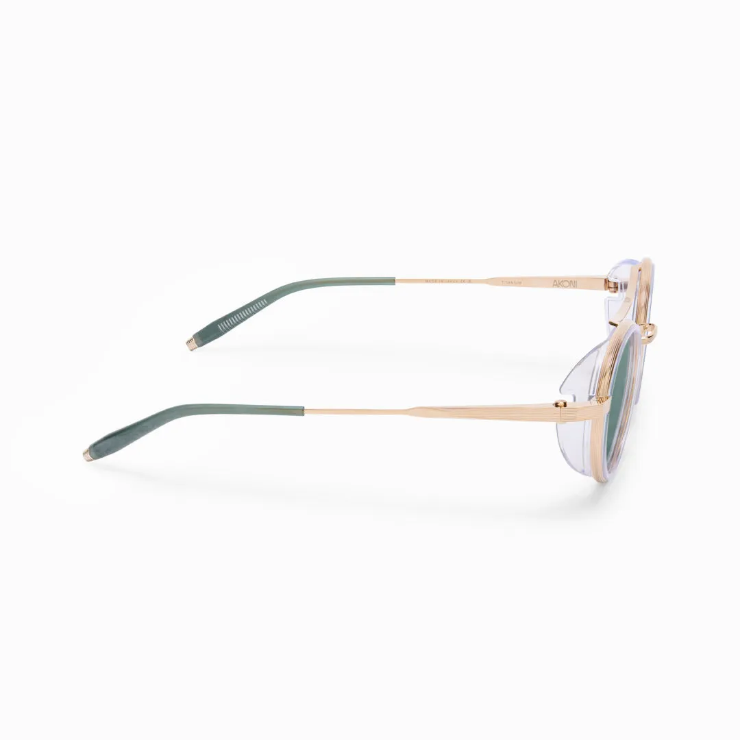 Akoni Horizon Astria Sonnenbrille Crystal Clear Aviator