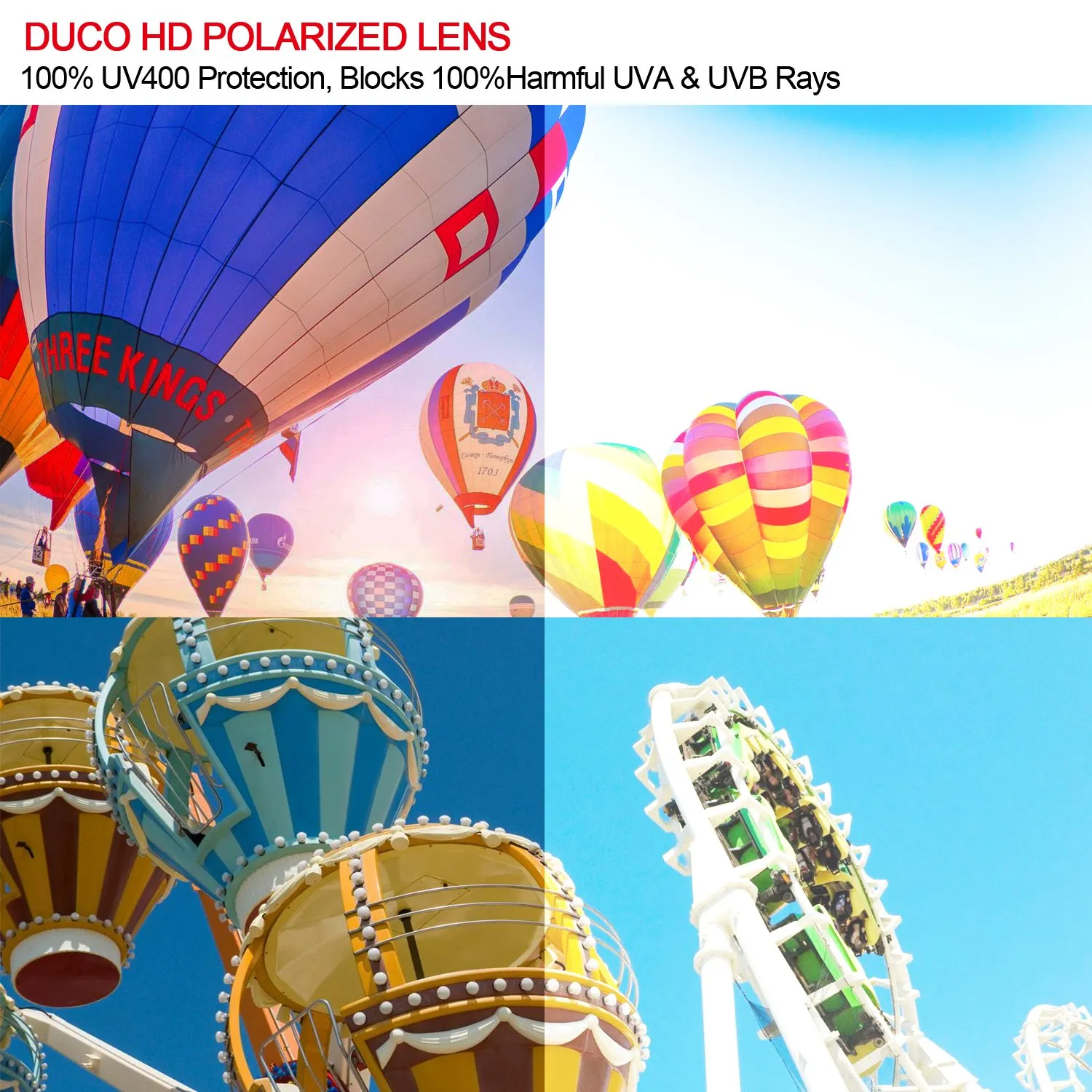 DUCO K011 Kinder Sonnenbrille polarisiert flexibel