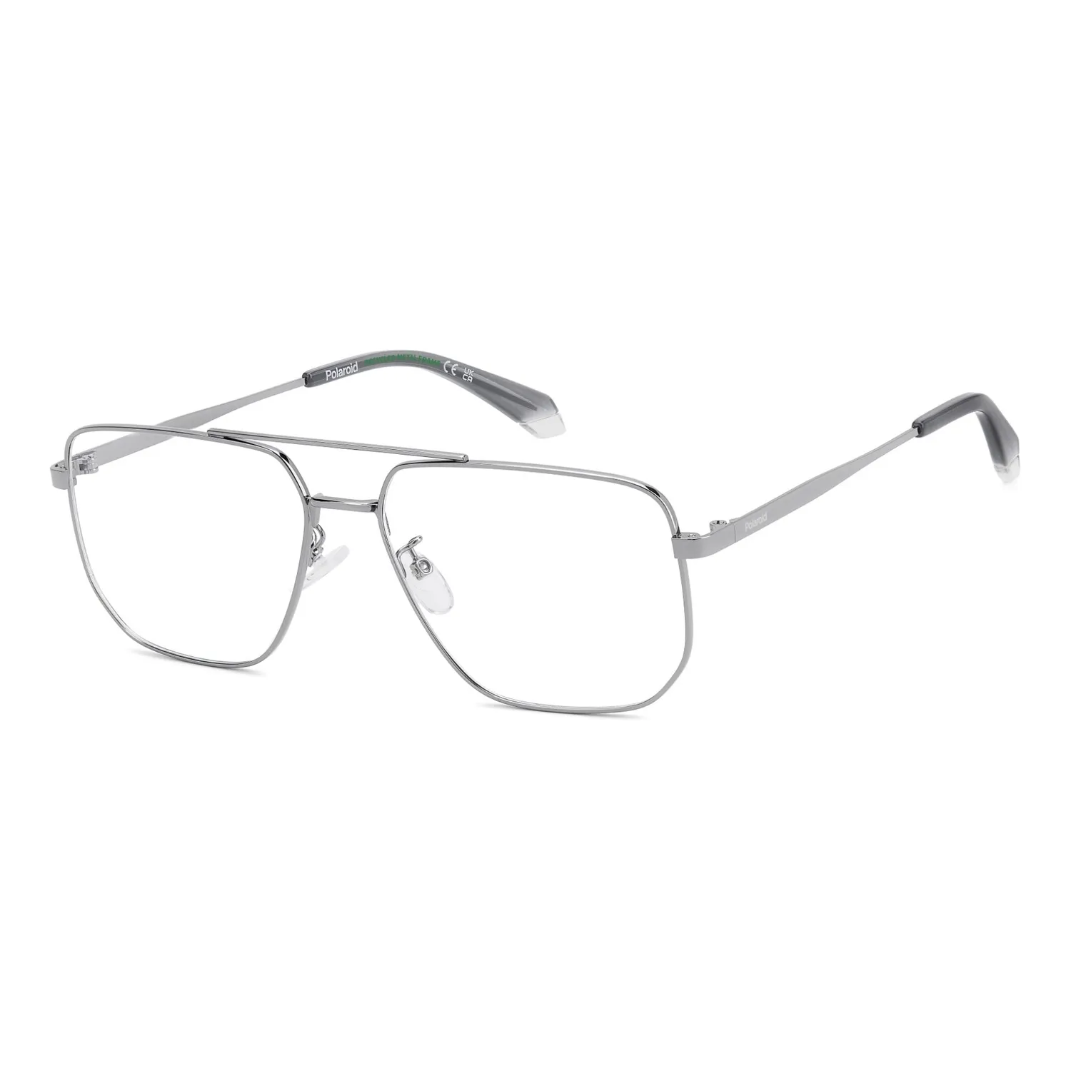 Polaroid PLD D632/G Brille Ruthenium Metall leicht