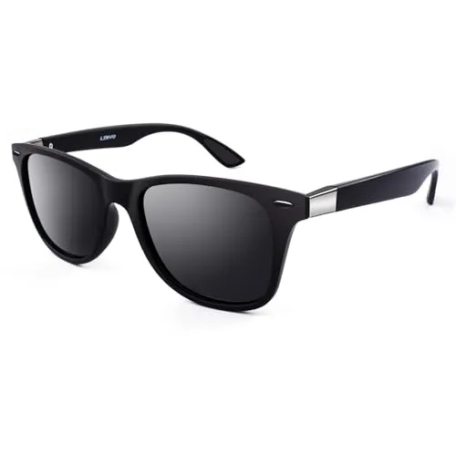 GQUEEN Rechteck Sonnenbrille polarisiert leicht UV400