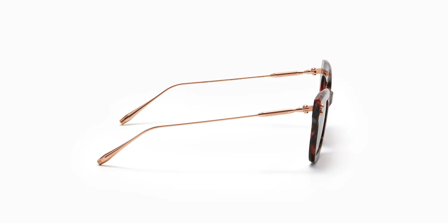 Akoni Innes Sonnenbrille Brown Pink Swirl Acetat