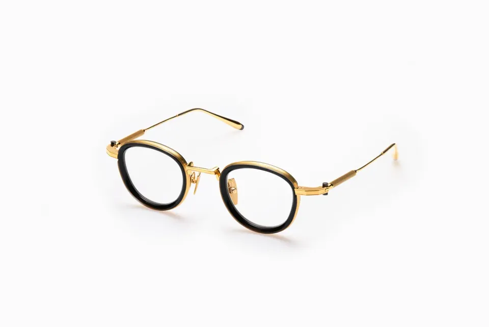 Akoni Optima Agile Brillenfassung Yellow Gold Titan-Acetat