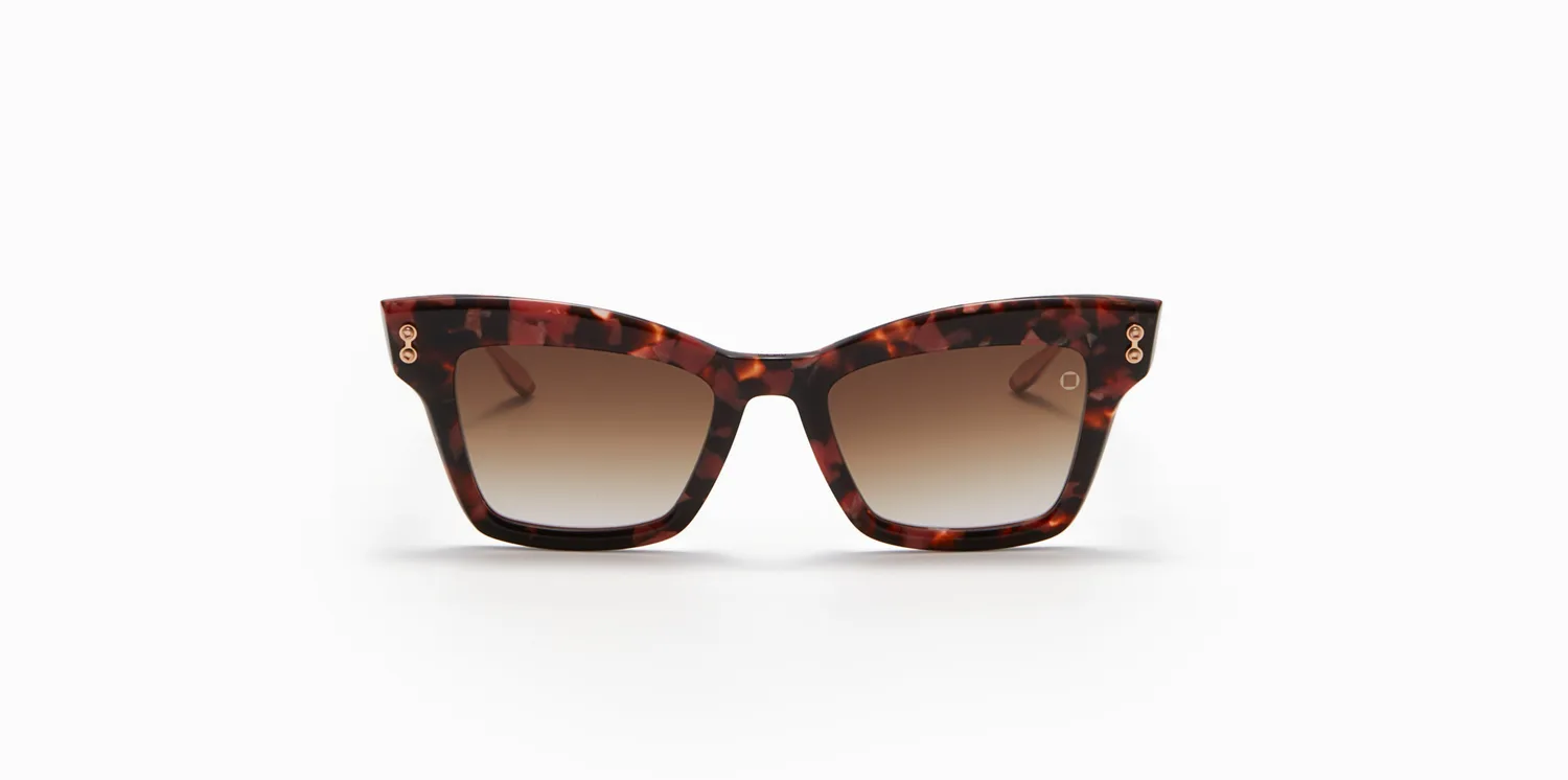 Akoni Innes Sonnenbrille Brown Pink Swirl Acetat