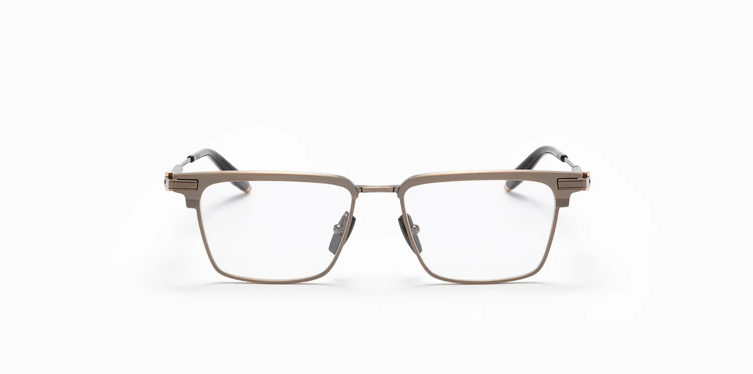 Akoni Genesis Brillenfassung Antiqued White Gold 53 Titan