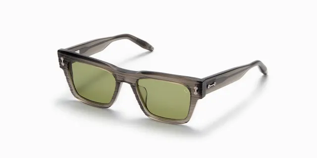 Akoni Columba Sonnenbrille Scraped Grey 54 eckig