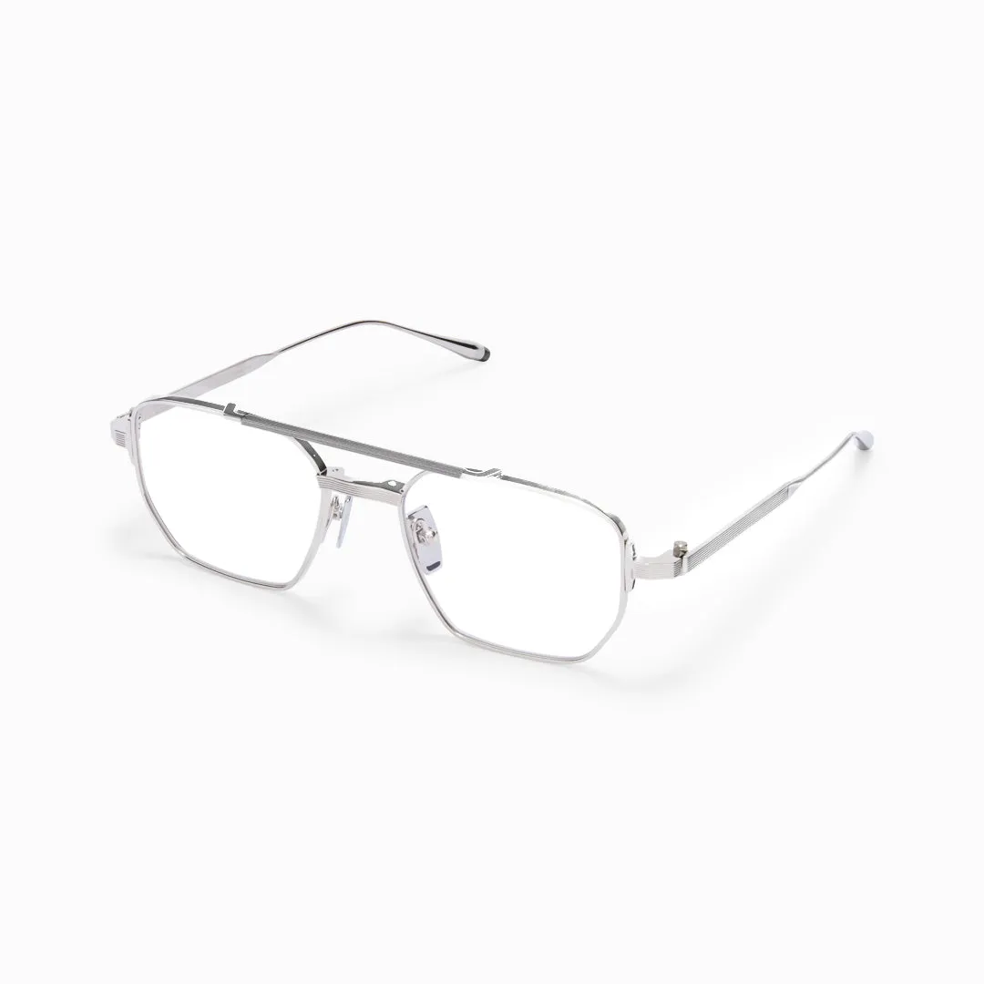 Akoni Proteus Rx Delta Brille Brushed 12k Gold Titan Leicht