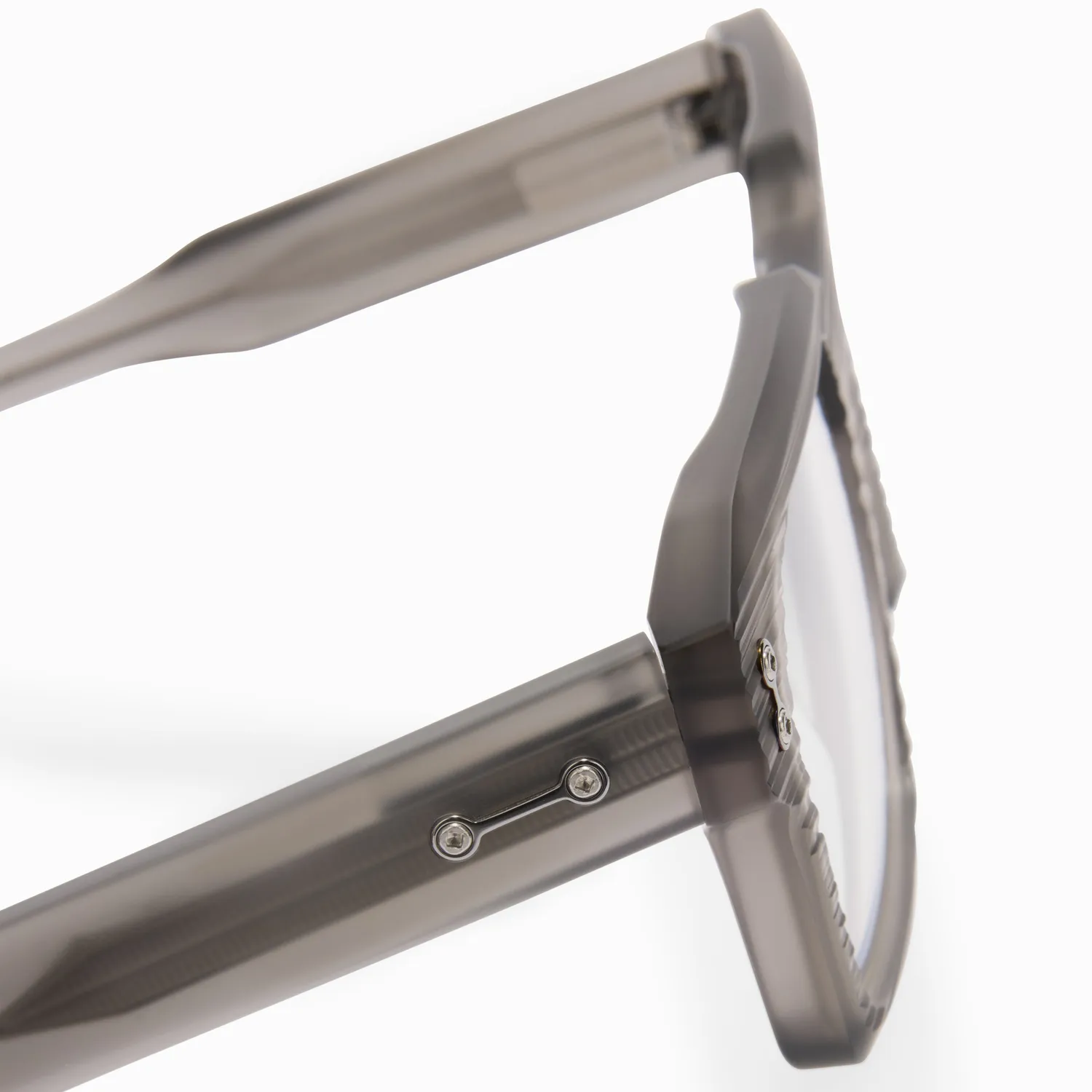Akoni Optima Pegasus Rx Brille Crystal Grey eckig