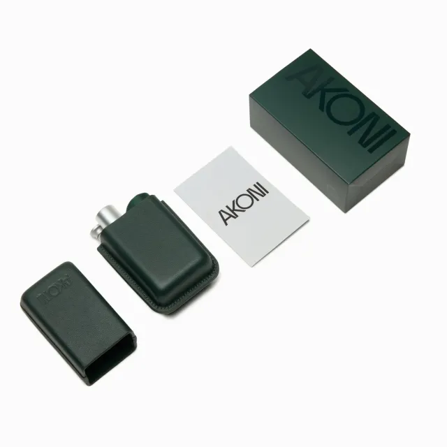 Akoni Performance Kit Brillenpflegeset mit Lederetui