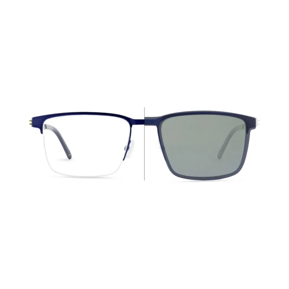 Morel Eclipse 7 Brille NR21 Edelstahl rechteckig 54