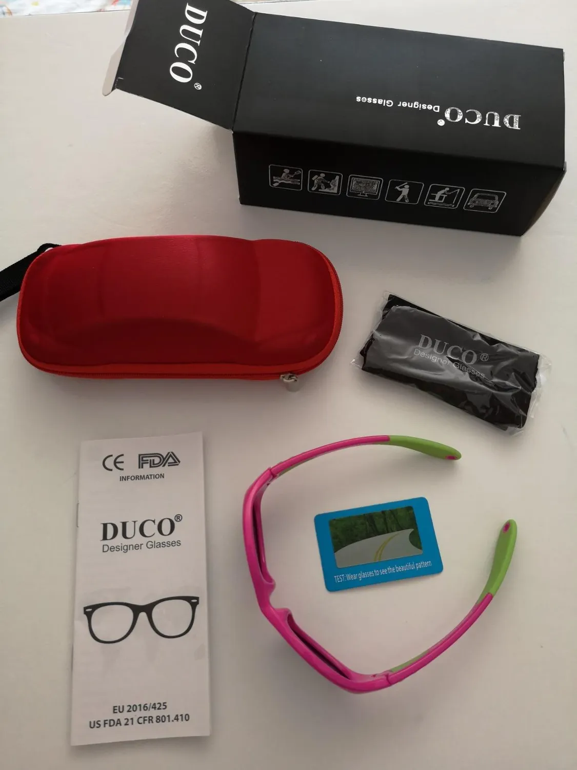 DUCO K012 Kinder Sonnenbrille polarisiert UV400