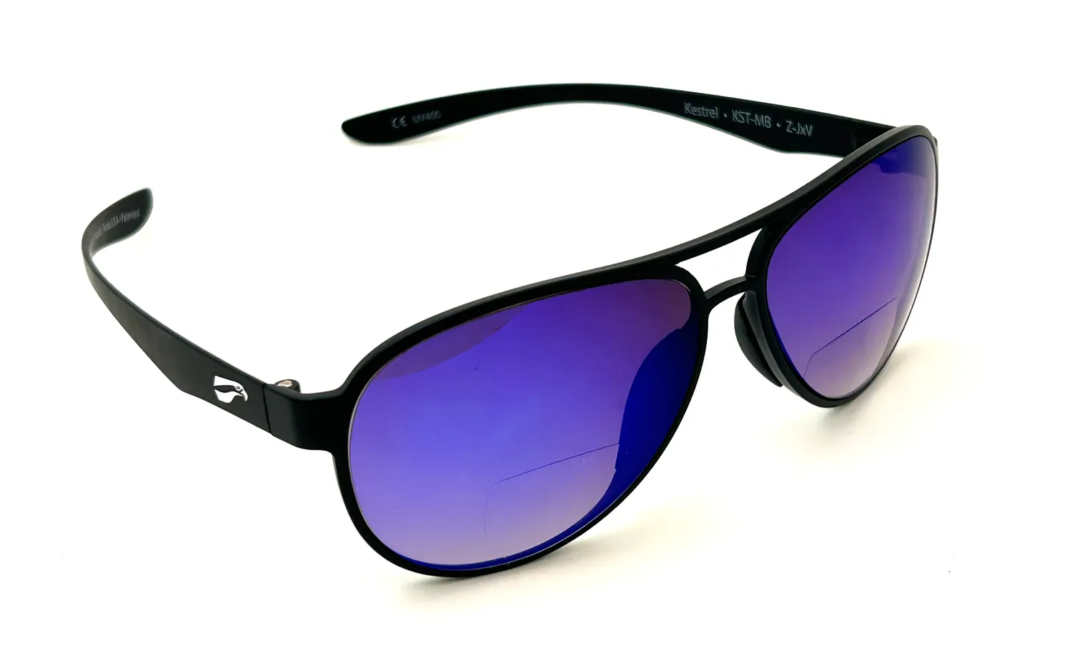 Flying Eyes Cooper Aviator Bifokalbrille Gradient Grau +2,0